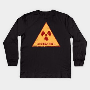 Chernobyl Radiation Kids Long Sleeve T-Shirt